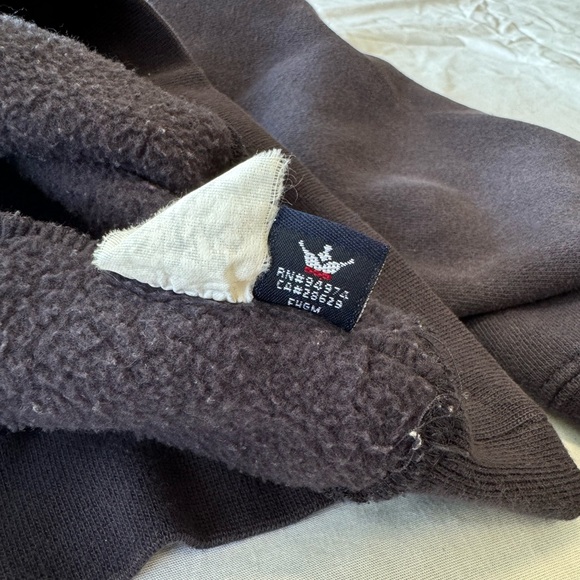 Vintage Stussy Crewneck Sweatshirt Dark Grey Size Medium - Picture 7 of 7